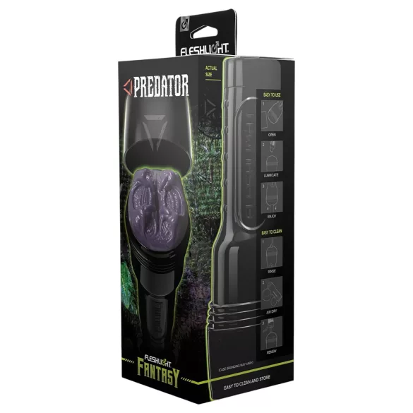 Fleshlight Fantasy Predator - fantazijní umělá vagína masturbátor (fialová)