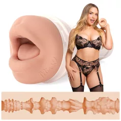   Fleshlight Mia Malkova - realistický masturbátor ústa - tělová barva