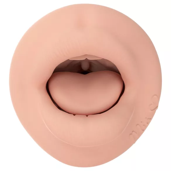Fleshlight Mia Malkova - realistický masturbátor ústa - tělová barva