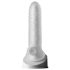 Fat Boy Károvaný návlek na penis (17 cm) - bílý