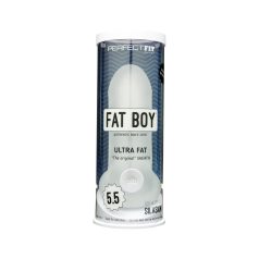  Fat Boy Original Ultra Fat - návlek na penis - extra silný - 15 cm - bílý