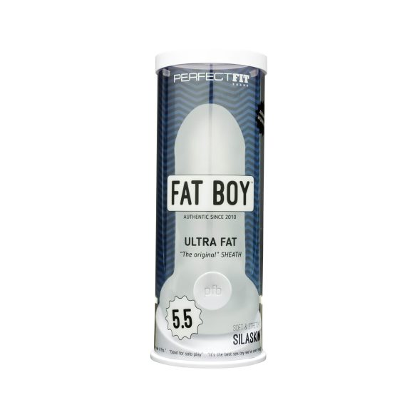 Fat Boy Original Ultra Fat - návlek na penis (15 cm) - bílý