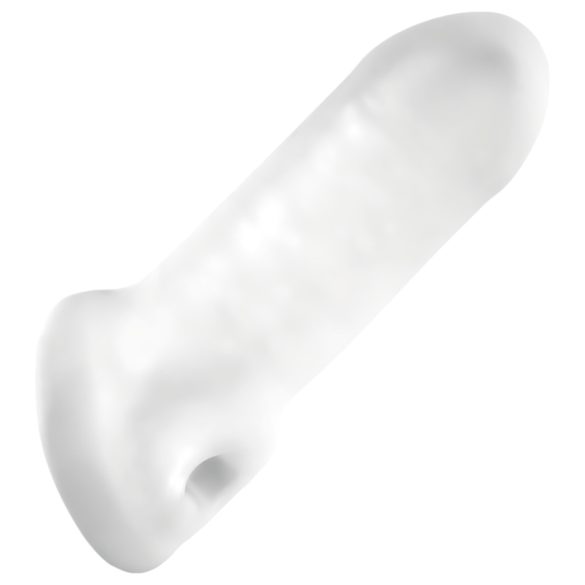 Fat Boy Original Ultra Fat - návlek na penis - extra silný - 15 cm - bílý