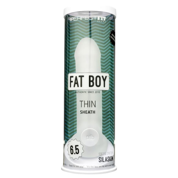 Fat Boy Thin - návlek na penis (17cm) - bílá