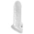 Fat Boy Thin - návlek na penis (15 cm) - bílý