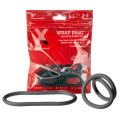   Perfect Fit Slim Wrap 9 - tenký penisový kroužek - černý (22cm)