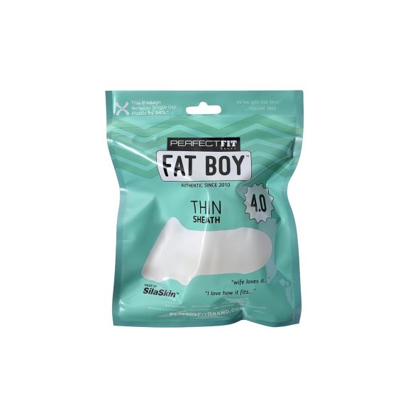 Fat Boy Thin - návlek na penis - 10 cm - bílý