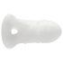 Fat Boy Thin - návlek na penis (10 cm) - bílý