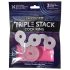 Perfect Fit Triple - trio kroužků na penis (bílá)