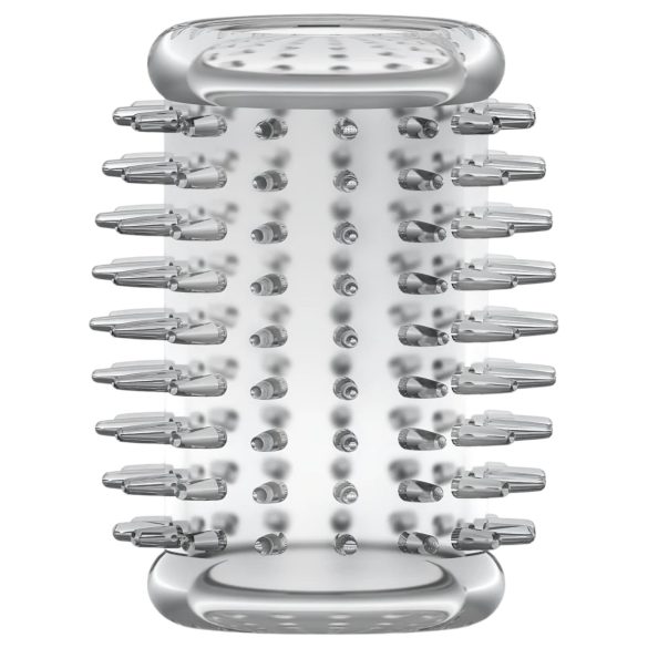 Stay Hard - návlek na penis s výstupky - transparentní