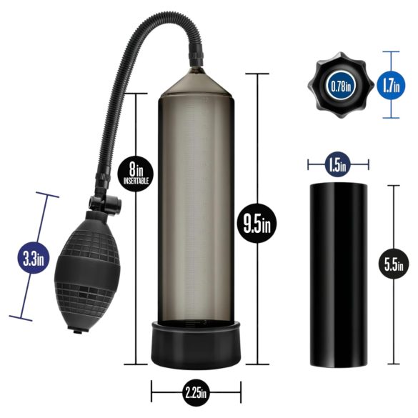 Quickie Kit - vakuová pumpa na penis - silná varianta - sada 4 kusů