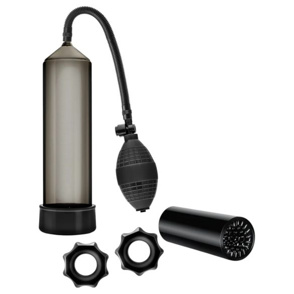 Quickie Kit - vakuová pumpa na penis - silná varianta - sada 4 kusů
