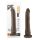 Dr. Skin 8,5 - realistický přísavný hnědý dildo (20,5 cm)