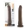 Dr. Skin 8,5 - realistické dildo s přísavkou (hnědé, 20,5 cm)