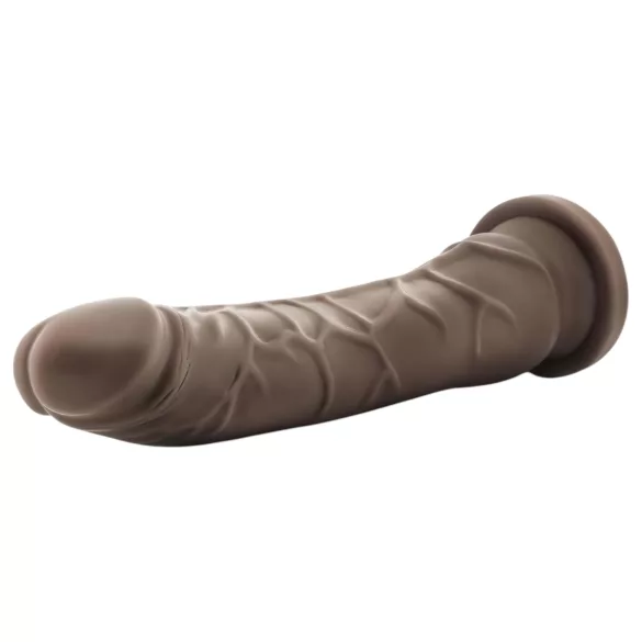 Dr. Skin - realistický dildo s přísavkou - hnědý 20,5 cm