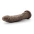 Dr. Skin 8,5 - realistický přísavný hnědý dildo (20,5 cm)