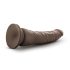 Dr. Skin 8,5 - realistický přísavný hnědý dildo (20,5 cm)