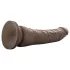 Dr. Skin - realistický dildo s přísavkou - hnědý 20,5 cm
