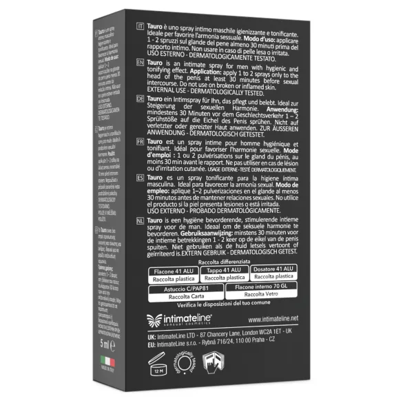 Tauro Extra Power - zpožďovací sprej pro muže (5 ml)