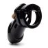 CB-6000 CB-X - pás cudnosti na penis s visacím zámkem - černý