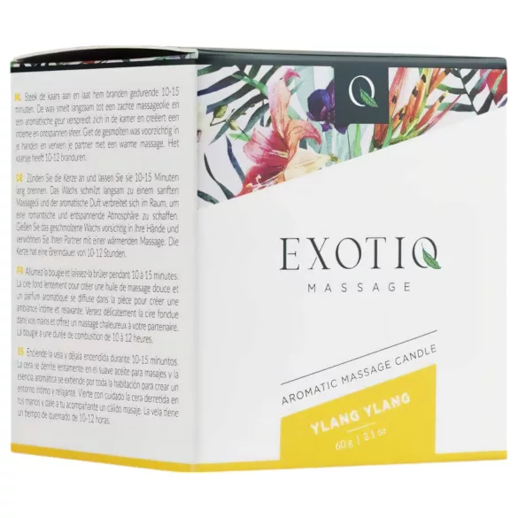 Exotiq - masážní svíčka s vůní ylang ylang - 60g