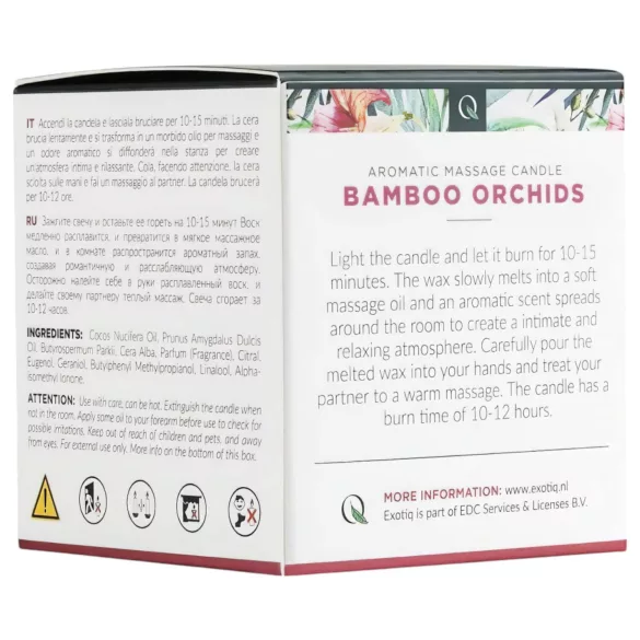 Exotiq Bamboo Orchids - masážní svíčka (60 g)