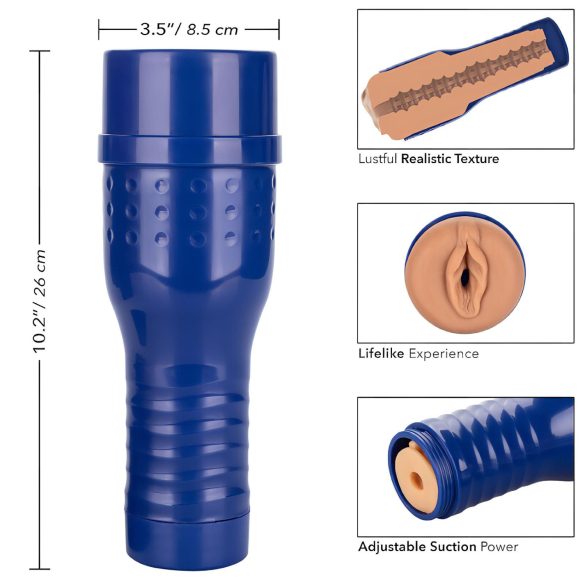 Private - Alexa Tomas umělá vagína (naturální-modrá)