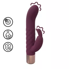 Loveline - mini vibrátor s králíčkem (červený)