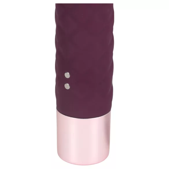 Loveline - mini vibrátor s králíčkem (červený)