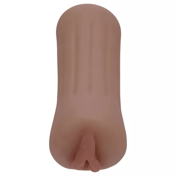 XKIN Beauty Queen Lulu - realistická umělá vagína masturbátor (tmavá přírodní)