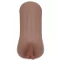 XKIN Beauty Queen Lulu - realistická umělá vagína masturbátor (tmavá přírodní)