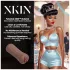 XKIN Beauty Queen Lulu - realistická umělá vagína masturbátor (tmavá přírodní)
