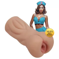   XKIN Naughty Nurse Trixie - realistická umělá vagína masturbátor (přírodní)
