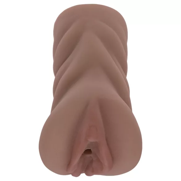 XKIN Next Door Amani - realistická umělá vagína masturbátor (tmavě přírodní)