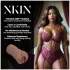 XKIN Next Door Amani - realistická umělá vagína masturbátor (tmavě přírodní)