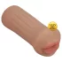 XKIN - umělá ústa masturbátor - S (tmavá přírodní)