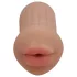 XKIN - umělá ústa masturbátor - S (tmavá přírodní)