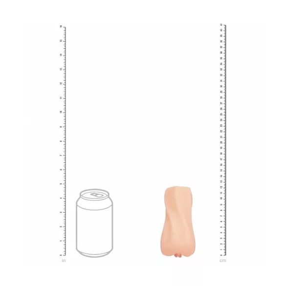 XKIN Cutie Darla - realistická umělá vagína masturbátor (přírodní)