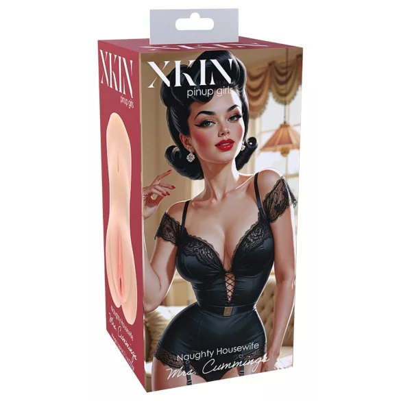 XKIN MRS Cummings - realistická umělá vagína masturbátor (přírodní/barva těla)