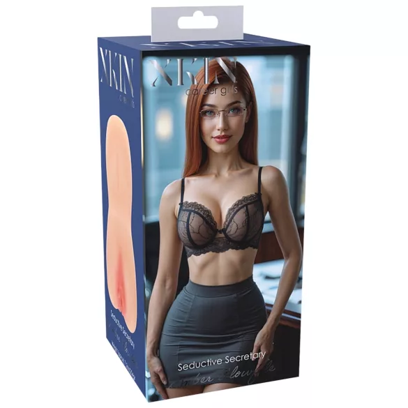 XKIN Amber Blowfiled - realistická umělá vagína masturbátor (přírodní)