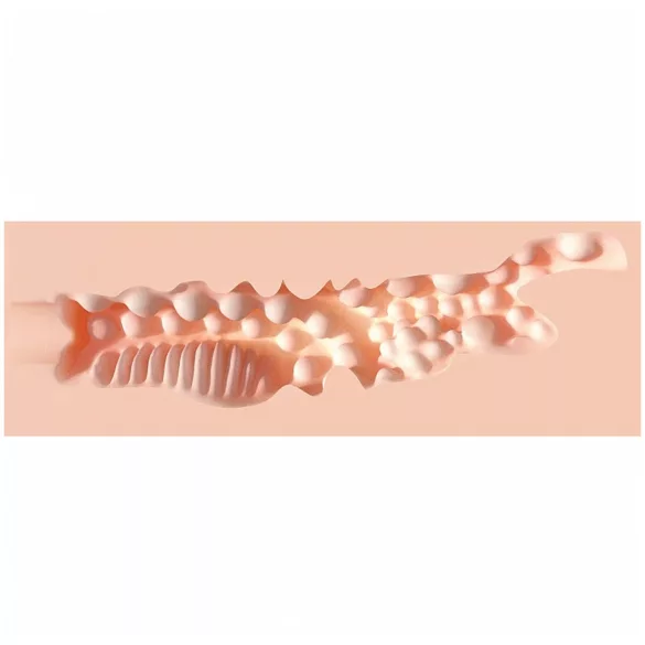 XKIN Amber Blowfiled - realistická umělá vagína masturbátor (přírodní)