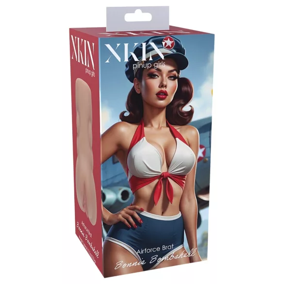 XKIN Bonnie Bombshell - realistická umělá vagína masturbátor (přírodní)