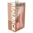 RealRock - realistický vibrátor s dvojitou hustotou (tělová barva) - 18 cm