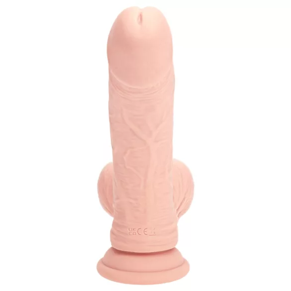 RealRock - realistický vibrátor s dvojitou hustotou (tělová barva) - 18 cm
