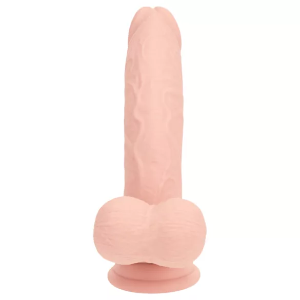 RealRock - realistický vibrátor s dvojitou hustotou (tělová barva) - 18 cm