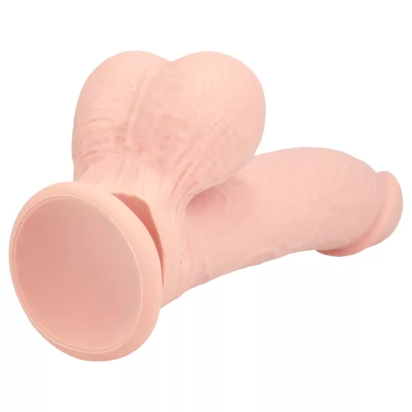 RealRock - realistický vibrátor s dvojitou hustotou (tělová barva) - 18 cm