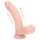RealRock - realistický vibrátor s dvojitou hustotou (tělová barva) - 20 cm