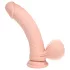 RealRock - realistický vibrátor s dvojitou hustotou (tělová barva) - 20 cm