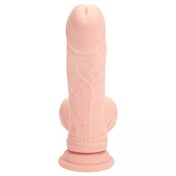 RealRock - realistický vibrátor s dvojitou hustotou (tělová barva) - 20 cm