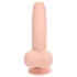 RealRock - realistický vibrátor s dvojitou hustotou (tělová barva) - 20 cm